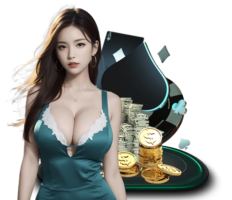 Bàn Poker với chip và lá bài
